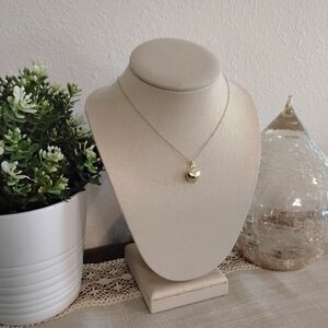 Argento Vivo Gold Heart Necklace
